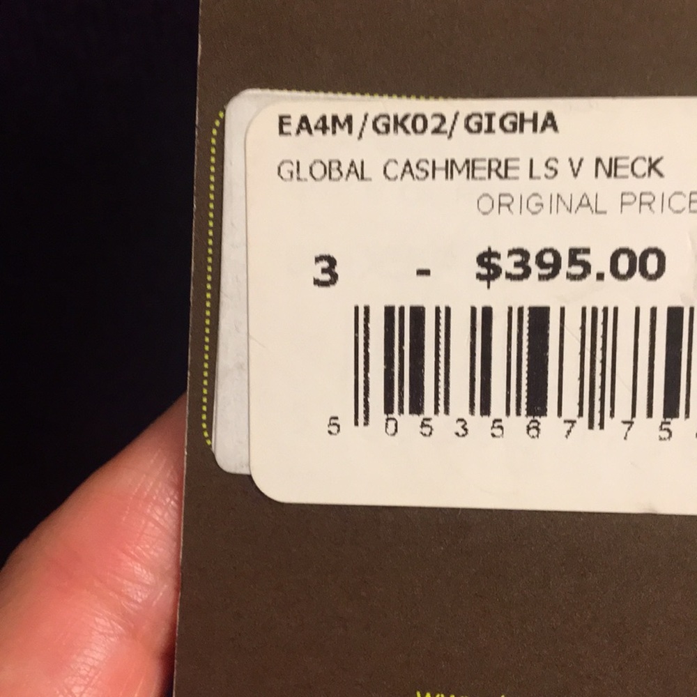 NWT Purple Cashmere Ted Baker V-neck sweater - Picture 14 of 14